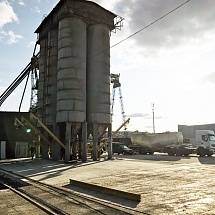Фото с объекта городе Смоленск, где установлены винтовые конвейеры СМ ITALTECH диаметром 273 мм, длиной 9 метров в количестве 5 шт.