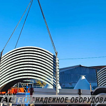 Отгрузка силоса цемента разборной конструкции EUROSILO BOLTED 120/3,8 ITALTECH в Карачаево-Черкесскую Республику