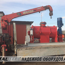 Отгружен смеситель сухих смесей TURBOMIX 750для компании «Печной дом Макаровых» г. Кострома.