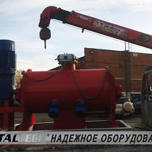 Отгружен смеситель сухих смесей TURBOMIX 750для компании «Печной дом Макаровых» г. Кострома.