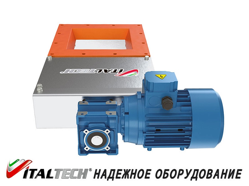 Межфланцевый шиберный затвор с электроприводом NZS 300 AE ITALTECH из ...