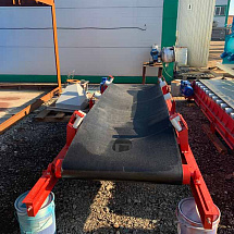 Отгрузка шести ленточных конвейеров и трех ковшовых элеваторов в г. Березники Пермского края для компании УРАЛХИМ.