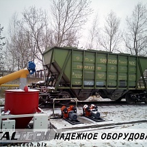 Фотоотчет с объекта в Нижегородской области, где смонтирована линия перегрузки и фасовки цемента.