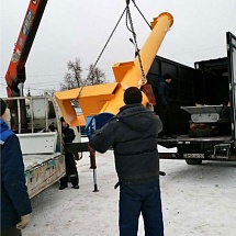 Отгружена станция разгрузки вагонов HOPPERTOP в комплекте с дополнительным передвижным конвейером в республику Казахстан, г.Караганда.