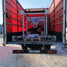 Отгружены две станции растаривания Биг-Бэгов SR 500 A и винтовые конвейеры из нержавеющей стали AISI304 для компании ООО "САМИТЕК" в г. Ростов-на-Дону